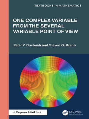 cover image of One Complex Variable from the Several Variable Point of View